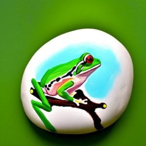 00292-3855229580-painted rock with cute Tree frog